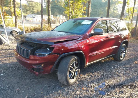 2021 Jeep Grand Cherokee Trailhawk 4X4 из США, поврежденный, VIN 1C4RJFLTXMC800435